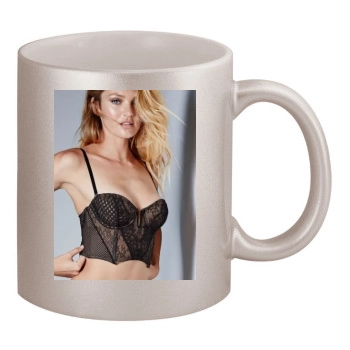 Candice Swanepoel 11oz Metallic Silver Mug