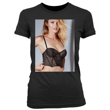 Candice Swanepoel Women's Junior Cut Crewneck T-Shirt