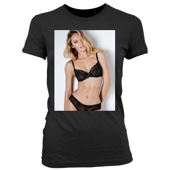 Candice Swanepoel Women's Junior Cut Crewneck T-Shirt