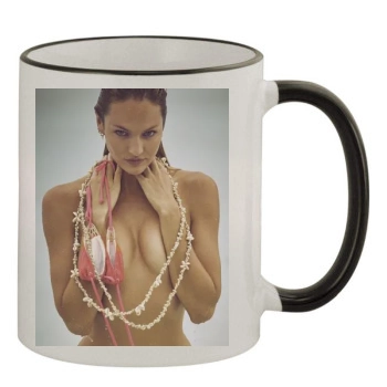 Candice Swanepoel 11oz Colored Rim & Handle Mug