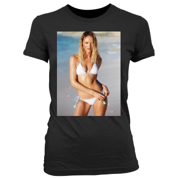 Candice Swanepoel Women's Junior Cut Crewneck T-Shirt