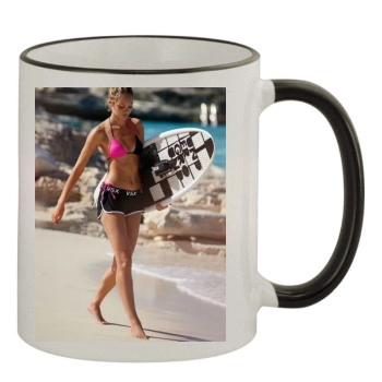 Candice Swanepoel 11oz Colored Rim & Handle Mug