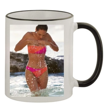 Candice Swanepoel 11oz Colored Rim & Handle Mug