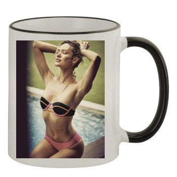 Candice Swanepoel 11oz Colored Rim & Handle Mug