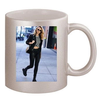 Candice Swanepoel 11oz Metallic Silver Mug