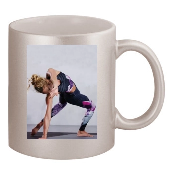 Candice Swanepoel 11oz Metallic Silver Mug