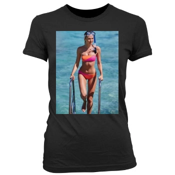 Candice Swanepoel Women's Junior Cut Crewneck T-Shirt