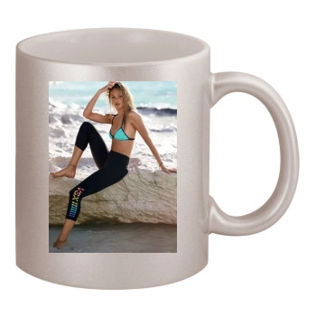 Candice Swanepoel 11oz Metallic Silver Mug