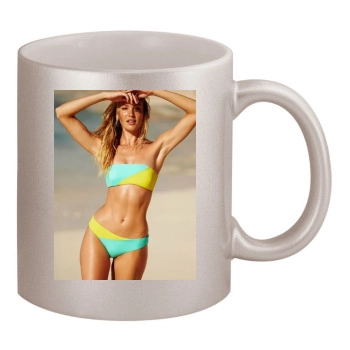 Candice Swanepoel 11oz Metallic Silver Mug