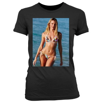 Candice Swanepoel Women's Junior Cut Crewneck T-Shirt