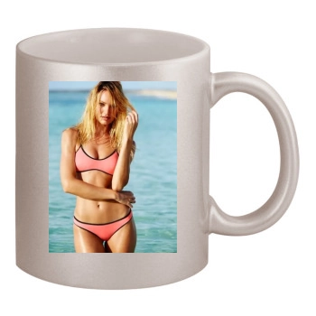 Candice Swanepoel 11oz Metallic Silver Mug