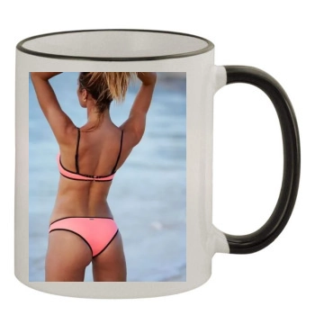 Candice Swanepoel 11oz Colored Rim & Handle Mug