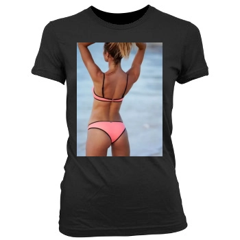 Candice Swanepoel Women's Junior Cut Crewneck T-Shirt