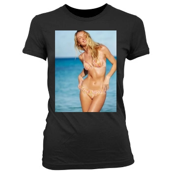 Candice Swanepoel Women's Junior Cut Crewneck T-Shirt