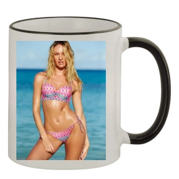 Candice Swanepoel 11oz Colored Rim & Handle Mug