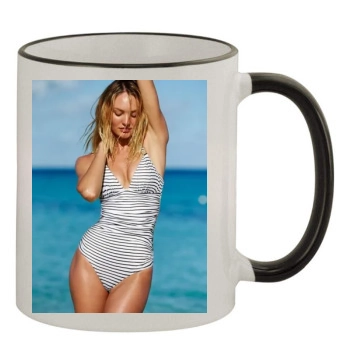 Candice Swanepoel 11oz Colored Rim & Handle Mug