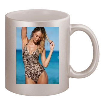 Candice Swanepoel 11oz Metallic Silver Mug