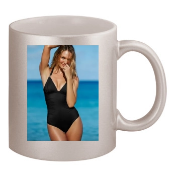 Candice Swanepoel 11oz Metallic Silver Mug