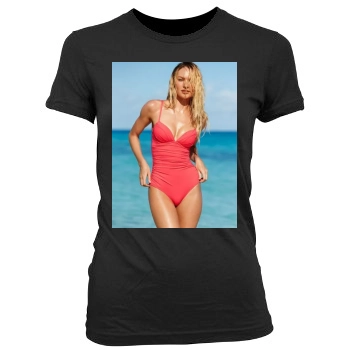 Candice Swanepoel Women's Junior Cut Crewneck T-Shirt