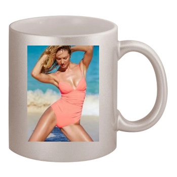 Candice Swanepoel 11oz Metallic Silver Mug