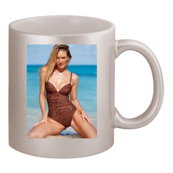 Candice Swanepoel 11oz Metallic Silver Mug