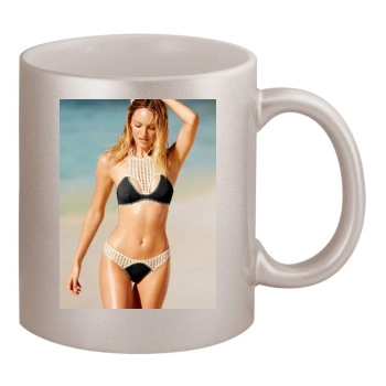 Candice Swanepoel 11oz Metallic Silver Mug