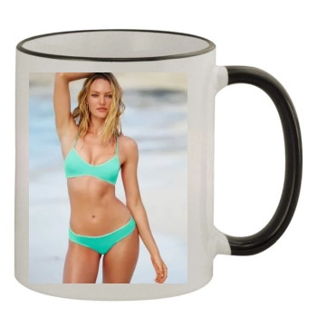 Candice Swanepoel 11oz Colored Rim & Handle Mug