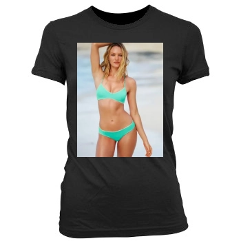 Candice Swanepoel Women's Junior Cut Crewneck T-Shirt