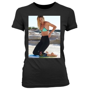 Candice Swanepoel Women's Junior Cut Crewneck T-Shirt