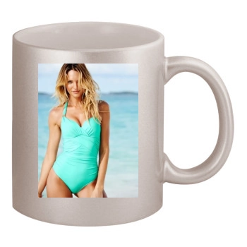 Candice Swanepoel 11oz Metallic Silver Mug