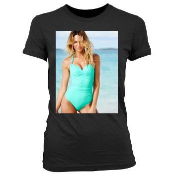 Candice Swanepoel Women's Junior Cut Crewneck T-Shirt