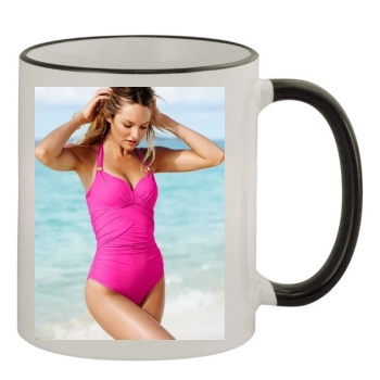 Candice Swanepoel 11oz Colored Rim & Handle Mug