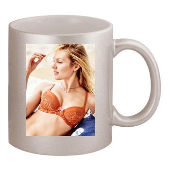 Candice Swanepoel 11oz Metallic Silver Mug