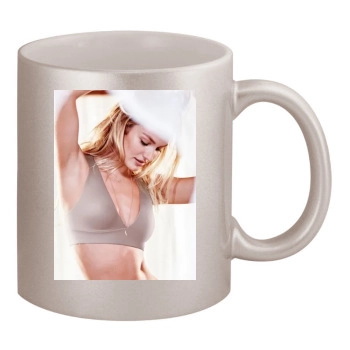 Candice Swanepoel 11oz Metallic Silver Mug