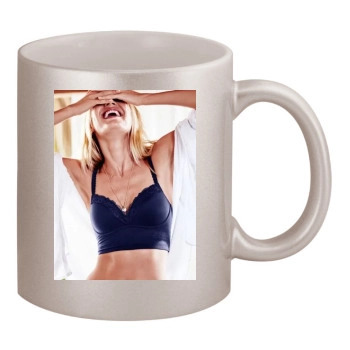 Candice Swanepoel 11oz Metallic Silver Mug