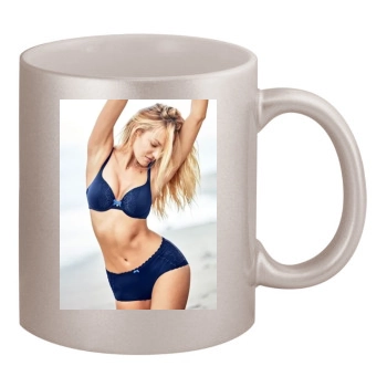 Candice Swanepoel 11oz Metallic Silver Mug