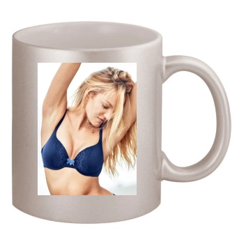 Candice Swanepoel 11oz Metallic Silver Mug