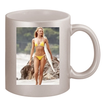 Candice Swanepoel 11oz Metallic Silver Mug