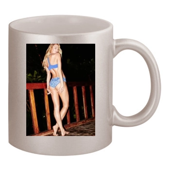 Candice Swanepoel 11oz Metallic Silver Mug