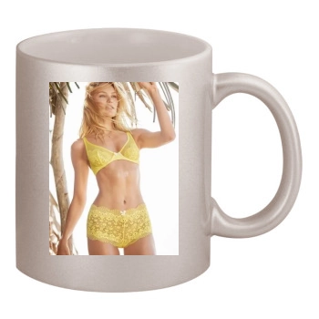 Candice Swanepoel 11oz Metallic Silver Mug