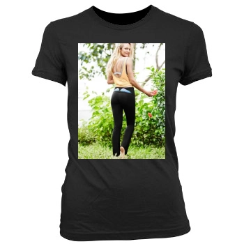 Candice Swanepoel Women's Junior Cut Crewneck T-Shirt