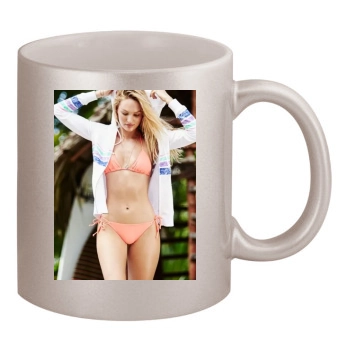 Candice Swanepoel 11oz Metallic Silver Mug