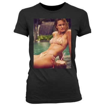 Candice Swanepoel Women's Junior Cut Crewneck T-Shirt