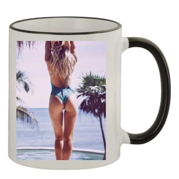 Candice Swanepoel 11oz Colored Rim & Handle Mug