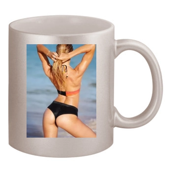 Candice Swanepoel 11oz Metallic Silver Mug