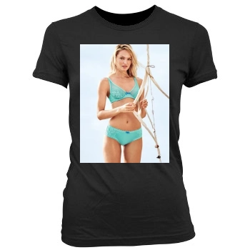 Candice Swanepoel Women's Junior Cut Crewneck T-Shirt