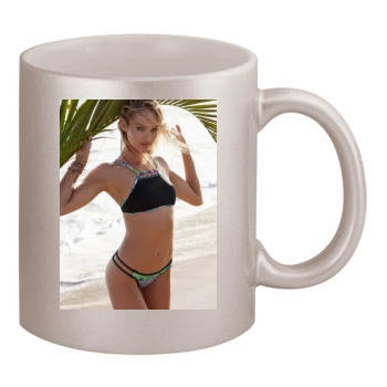 Candice Swanepoel 11oz Metallic Silver Mug