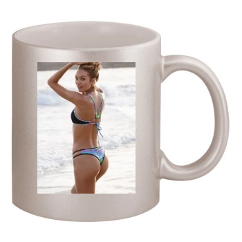 Candice Swanepoel 11oz Metallic Silver Mug