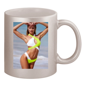 Candice Swanepoel 11oz Metallic Silver Mug