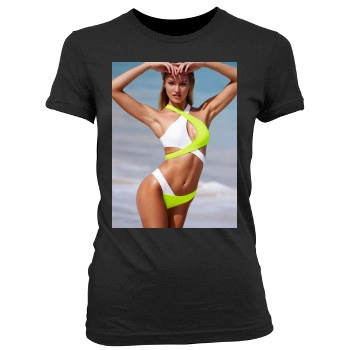 Candice Swanepoel Women's Junior Cut Crewneck T-Shirt